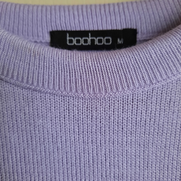 Boohoo Mauve Crew Neck Sweater - Picture 2 of 4